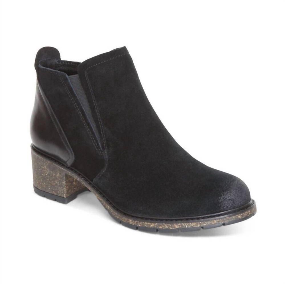 Aetrex Women Frankie‎ Boot black Size 5-5.5 NWOT